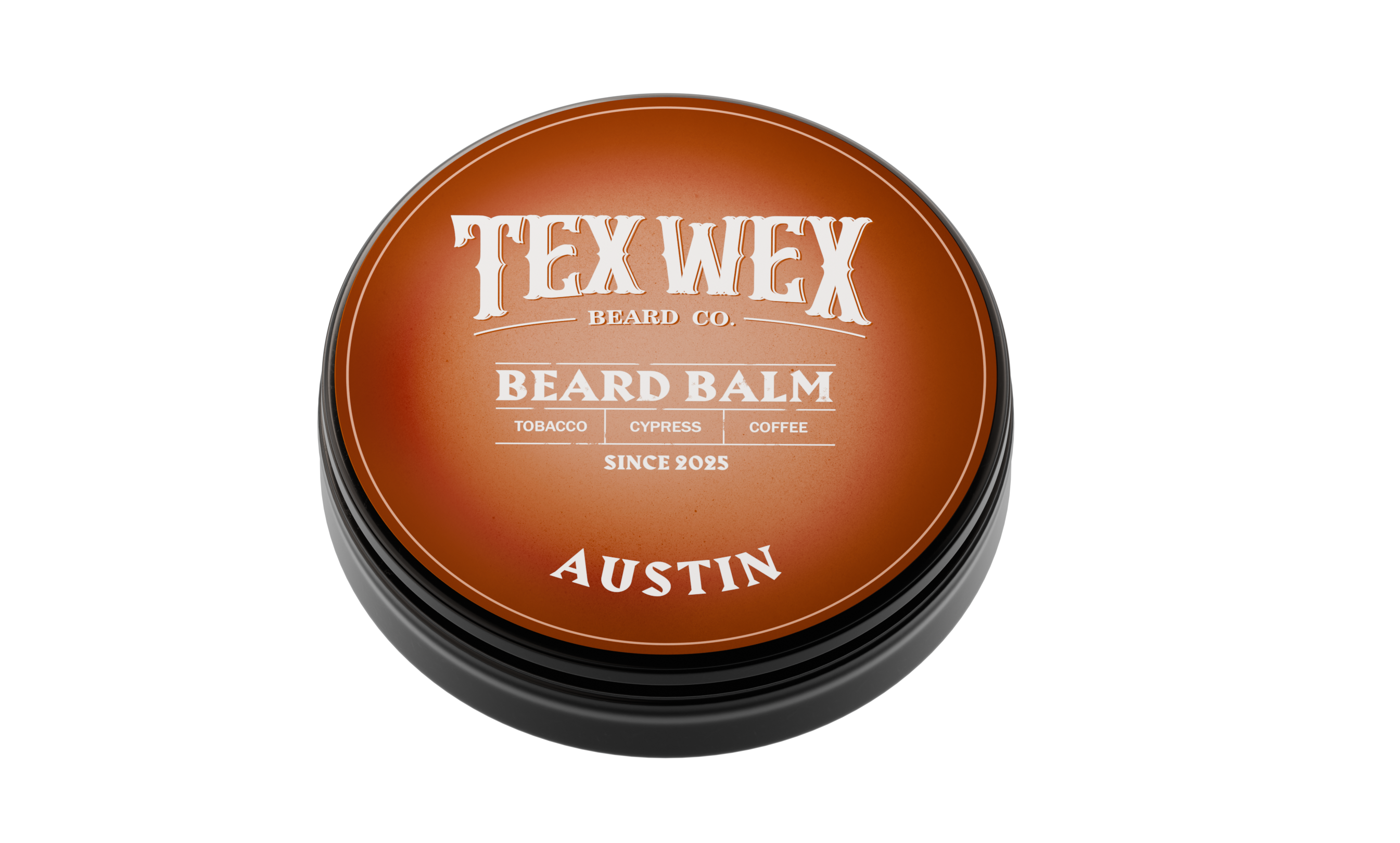 Austin Beard Balm by Tex Wex Beard Company - Coffee Sweet Tobacco Cypress Scent