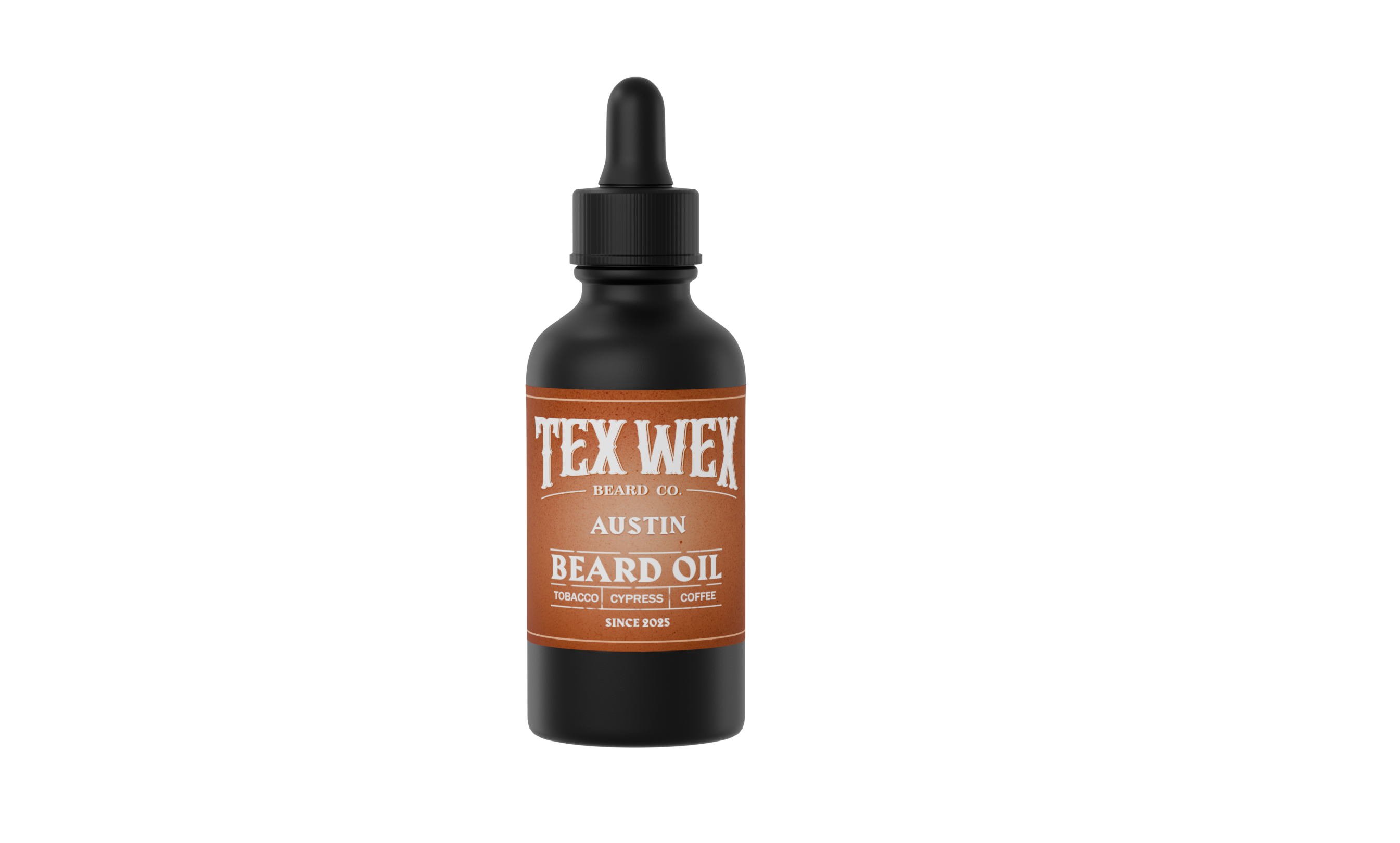 Austin Beard Oil by Tex Wex Beard Company - Coffee Sweet Tobacco Cypress Scent