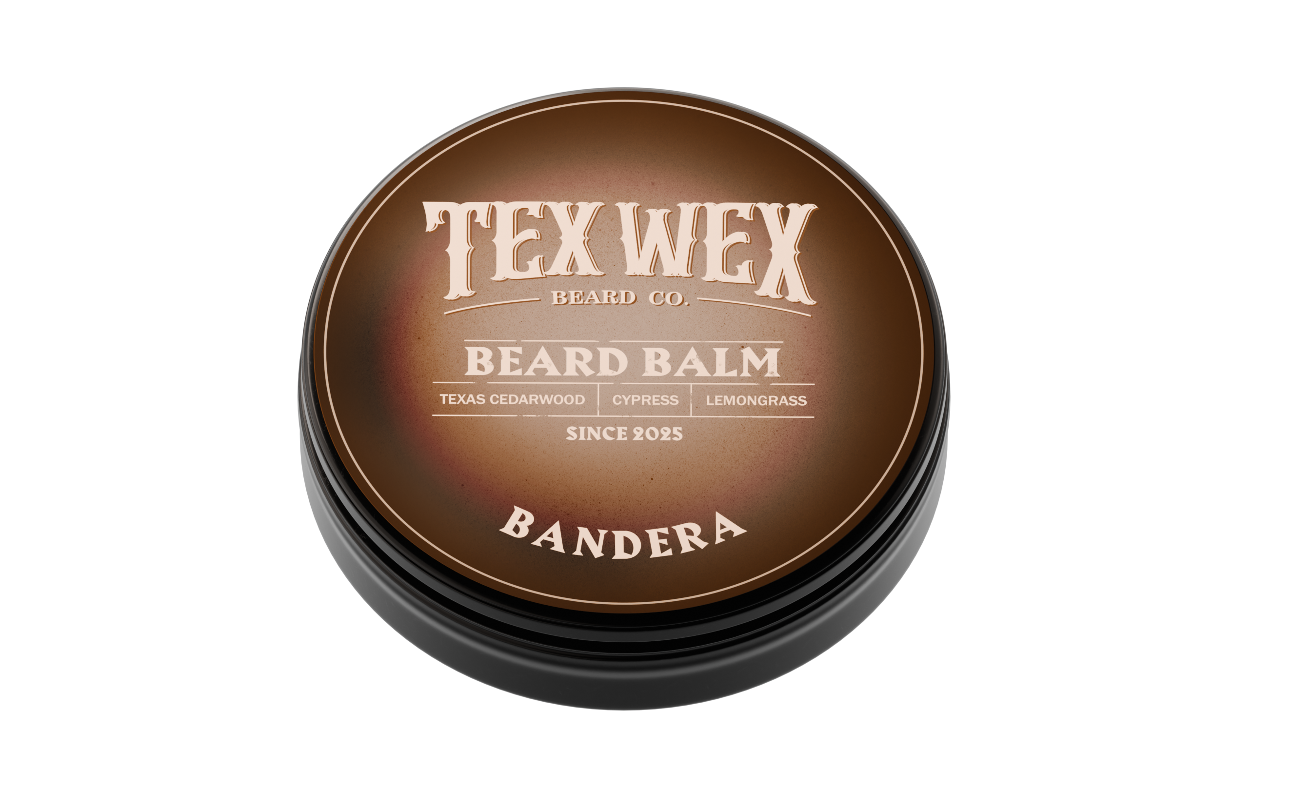 Bandera Beard Balm by Tex Wex Beard Company - Lemongrass Cedar Sandalwood Scent