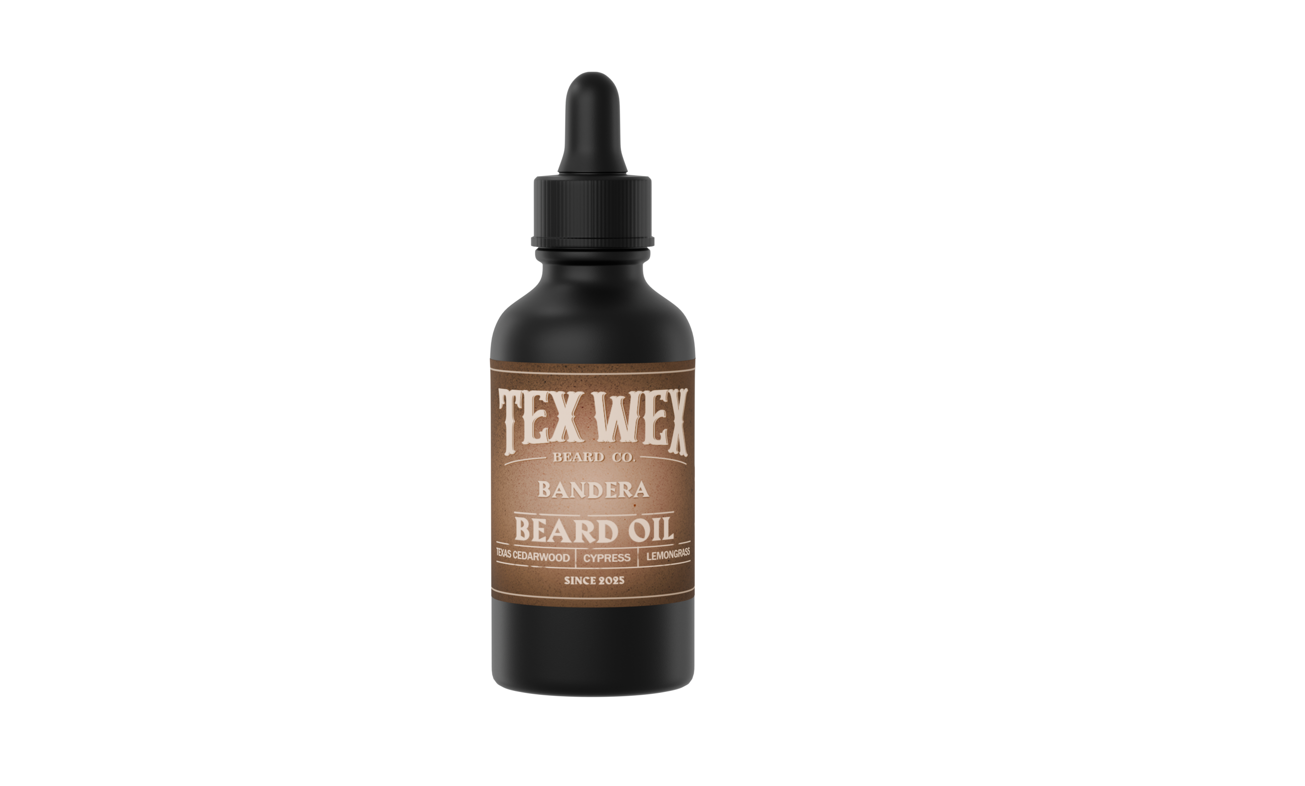 Bandera Beard Oil by Tex Wex Beard Company - Lemongrass Cedar Sandalwood Scent